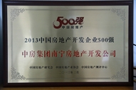 A4、2013中國房地產(chǎn)開發(fā)企業(yè)500強(qiáng)